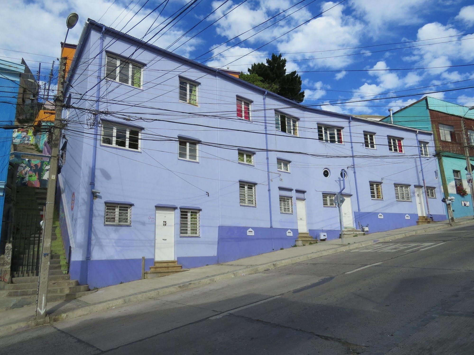 Hostal Casa Verde Limón Albergue Valparaíso Exterior foto